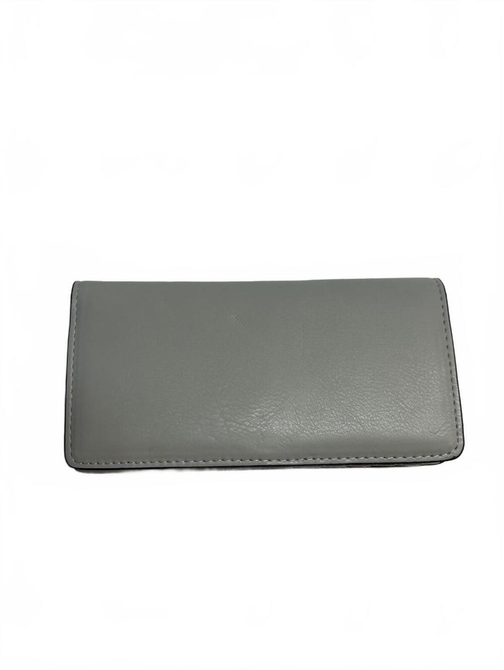 Women’s Gray Faux Leather Bifold Wallet Zip Pocket Card Holder Organizer
